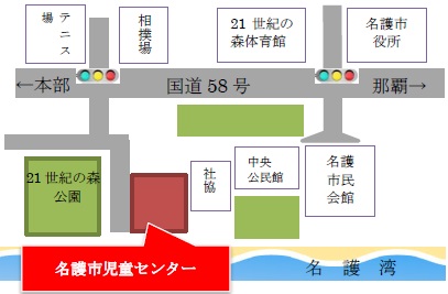 jidocentermap 児童センターの地図