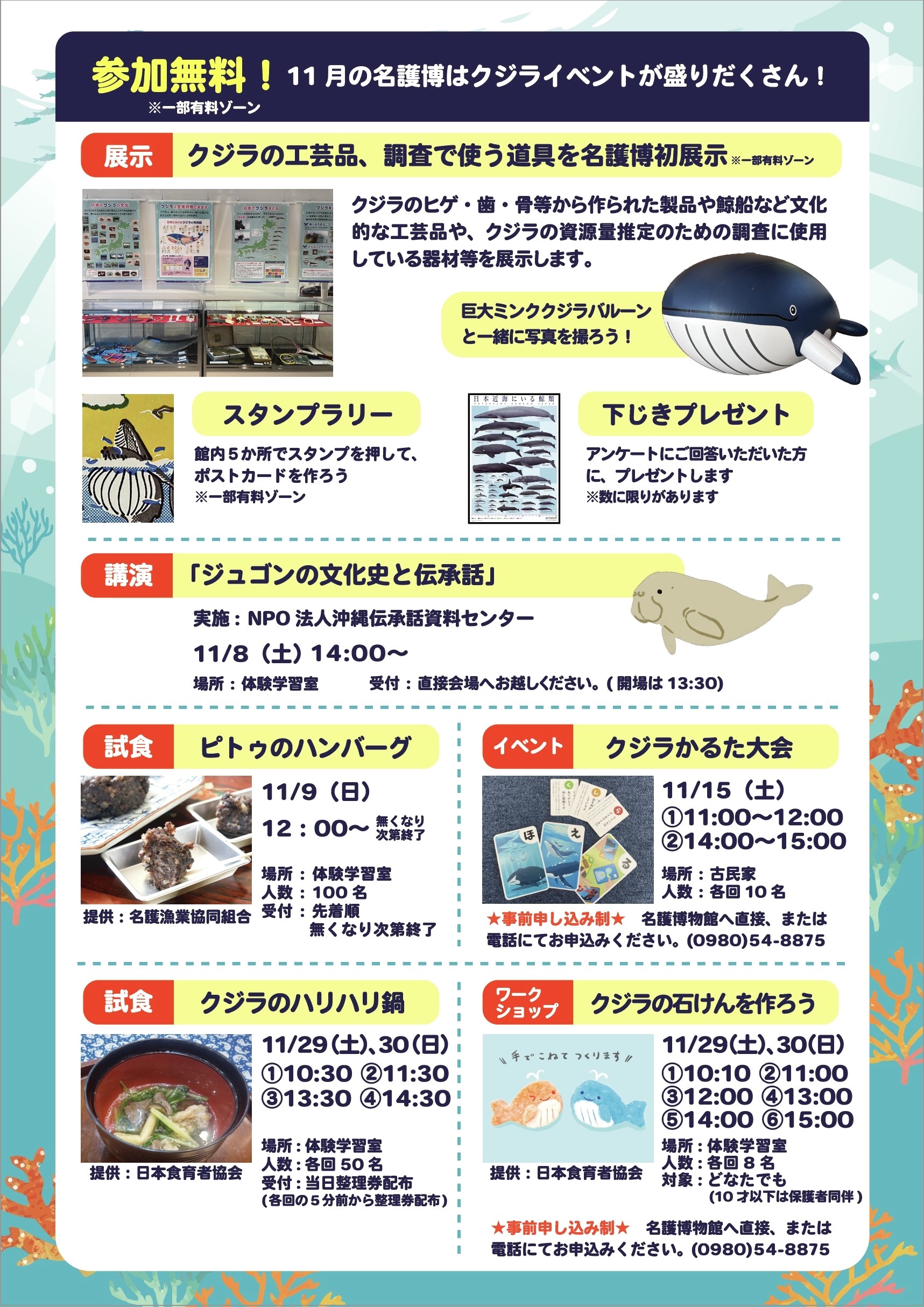 令和7年度名護博物館企画展「クジラ専門の研究所による特別企画