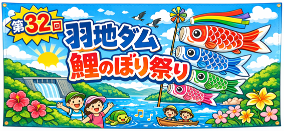第32回羽地ダム鯉のぼり祭りについて