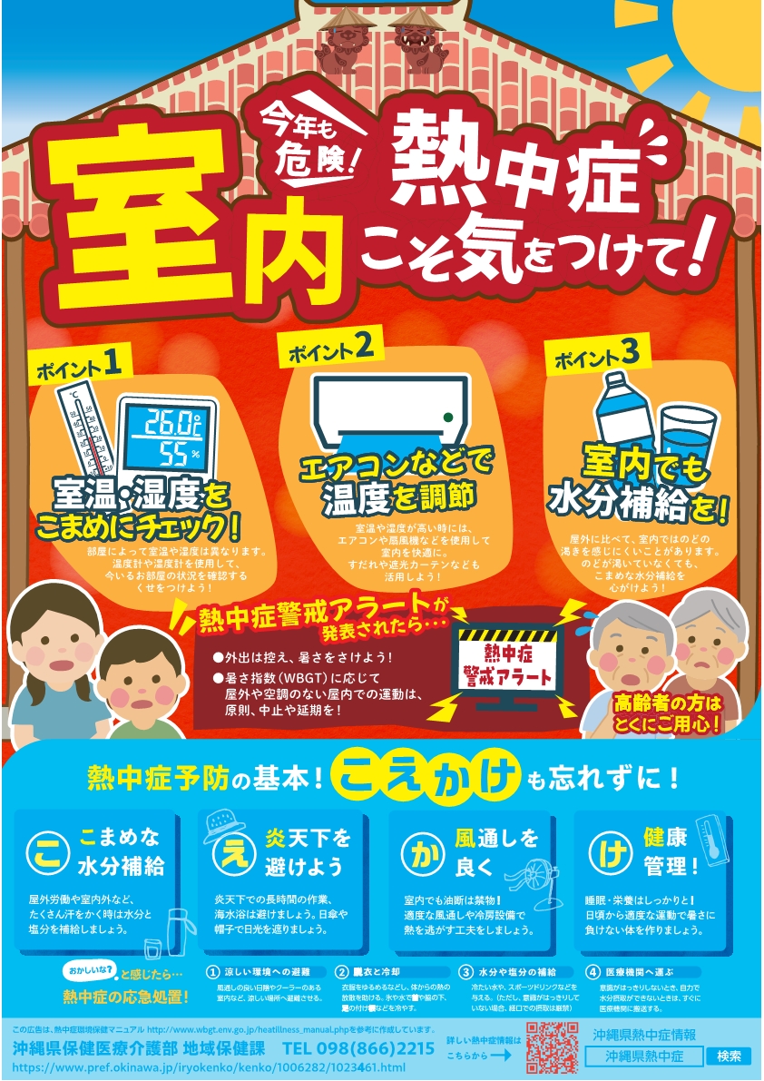 2025熱中症ポスター沖縄県